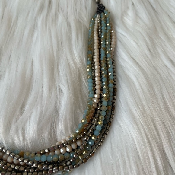 Beautiful Multi-String Colorful Beaded Necklace - Picture 8 of 16